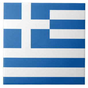 Azulejo Bandera griega (Grecia)