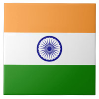 Bandera india (India) (país del Asia meridional) (