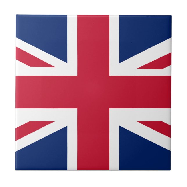 Azulejo Bandera inglesa patriótica (Frente)