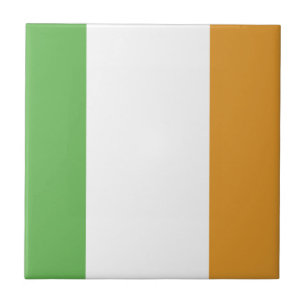 Azulejo Bandera Irlandesa Con Shamrock