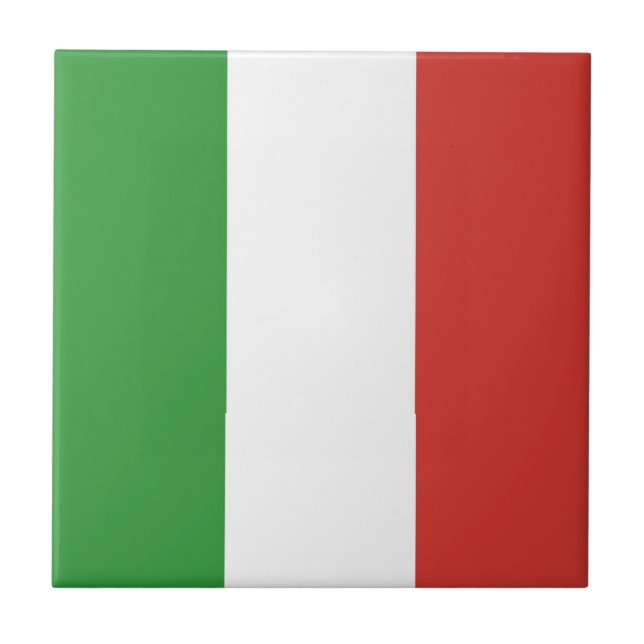 Azulejo Bandera italiana (Frente)