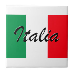 Azulejo Bandera italiana - Alta calidad