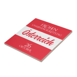 Azulejo Bandera nacional austriaca Día de la Independencia