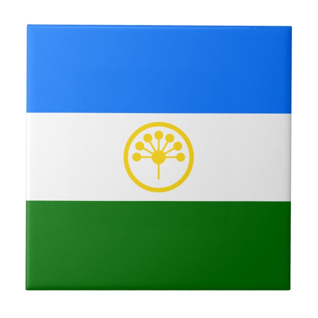 Azulejo Bandera Patriótica de Bashkortostán (Frente)