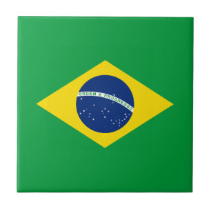 Azulejo Bandera Patriótica de Brasil