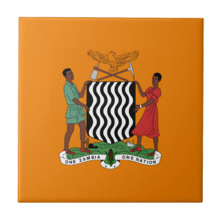 Azulejo Bandera presidencial de Zambia