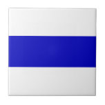 Azulejo bandera rusa contra la guerra, línea azul ucrania,<br><div class="desc">bandera rusa contra la guerra símbolo de solidaridad de la línea azul ucrania</div>
