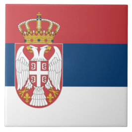 Azulejo Bandera serbia