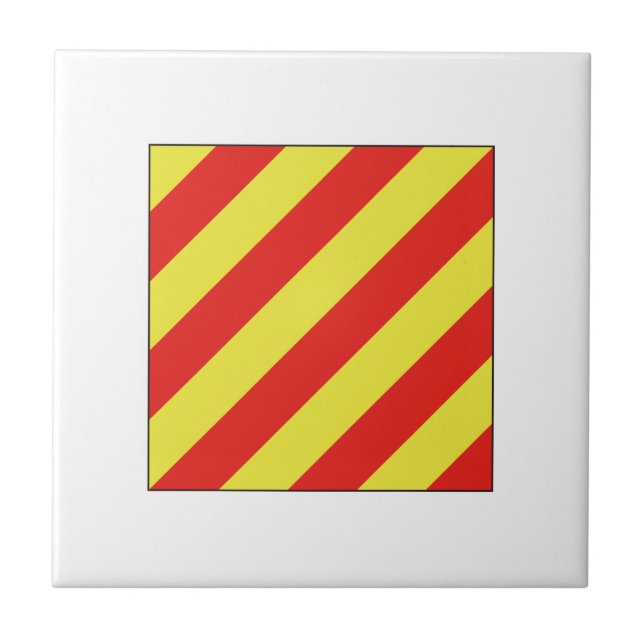 Azulejo Bandera Y del ICS (Frente)