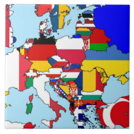 Azulejo banderas de Europa