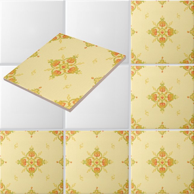 Azulejo Bands de Tulipanes estilo Art Nouveau Mission (Subido por el creador)