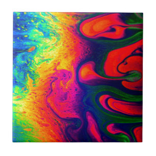 Azulejo Bañera de arco iris única colorida PERSONALIZA LA 