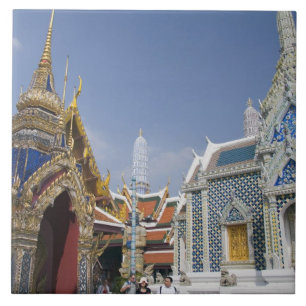 Azulejo Bangkok, Tailandia. Gran Palacio de Bangkok