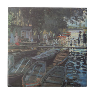 Azulejo Bañistas en La Grenouillère de Claude Monet