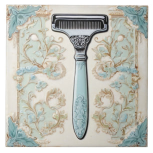 Azulejo Baño divertido de Mint & Cream Shave Razor Shaver