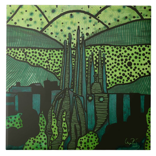 Azulejo Barcelona (Frente)