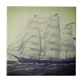 Azulejo Barco Clipper Young America 1853