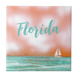 Azulejo Barco de vela de Florida