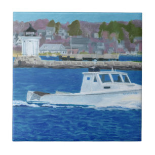 Azulejo Barco Langostero Portland, Maine