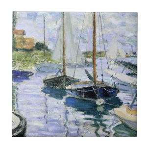 Azulejo Barcos en reposo, en Petit-Gennevilliers,