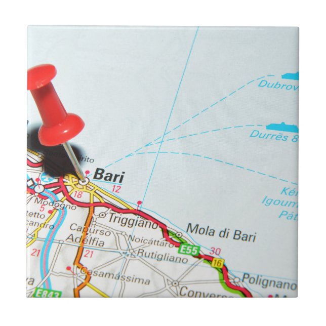 Azulejo Bari, Italia (Frente)