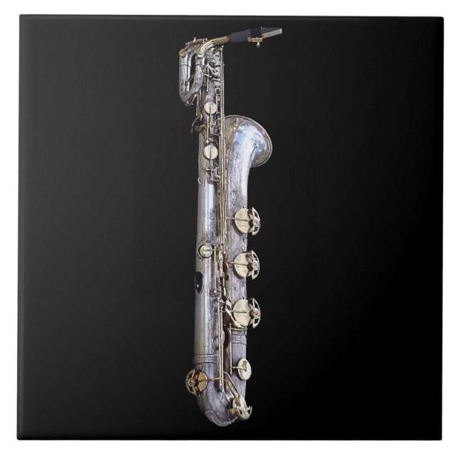 Azulejo Baritone Saxofono (Frente)