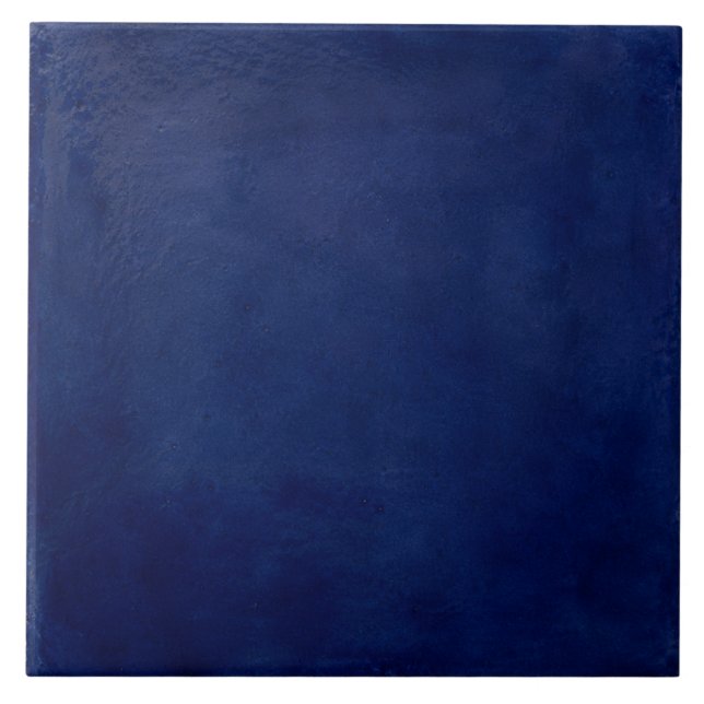Azulejo Barniz Artesanal Índigo Profundo (Frente)
