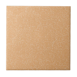 Azulejo Barniz Crema Beige Marrón Oscuro de Grieta de Colo