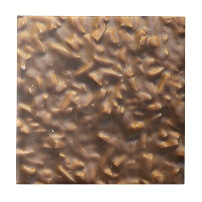 Azulejo Barra de chocolate con turrón irregular (Frente)