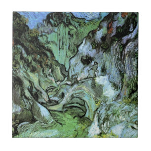 Azulejo Barranco de Les Peiroulets por Vincent van Gogh