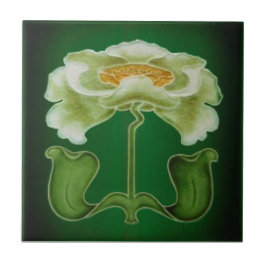 Azulejo Barrett Art Nouveau Repro 1905 Faux Relief Tile