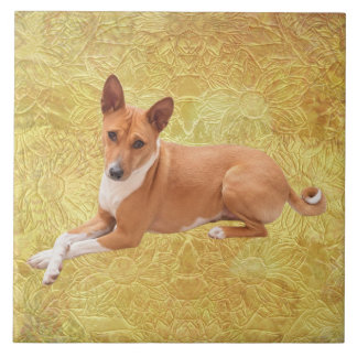 Azulejo Basenji Dog 