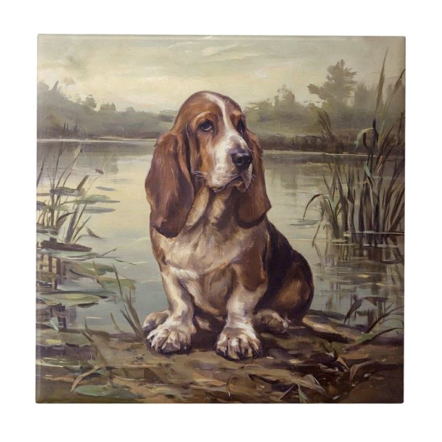 Azulejo Basset Hound (Frente)