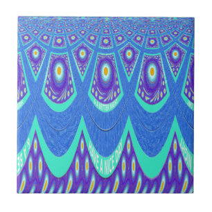 Azulejo batik azul