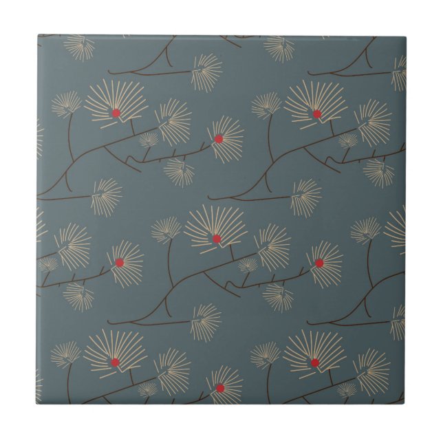 Azulejo Batik Floral Tile (Frente)