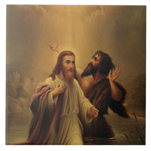 Azulejo Bautismo de Jesucristo