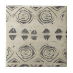 Azulejo Bazar de patrón - Formas redondeadas y geométricas<br><div class="desc">Patrón Bazar III por June Erica Vess. Presenta un diseño con formas geométricas y redondeadas.</div>