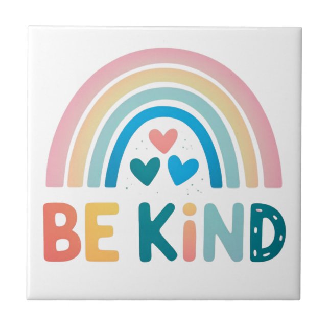 Azulejo Be Kind Rainbow (Frente)