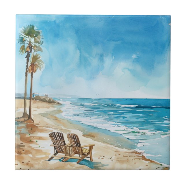 Azulejo Beach Scene (Frente)