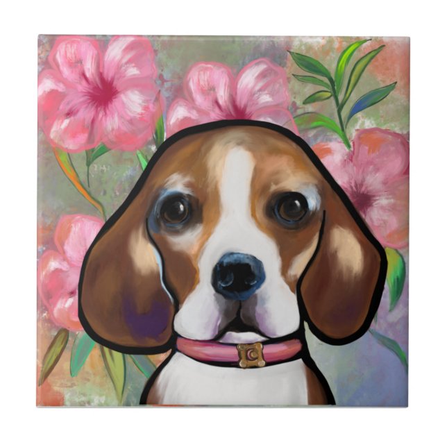 Azulejo Beagle (Frente)