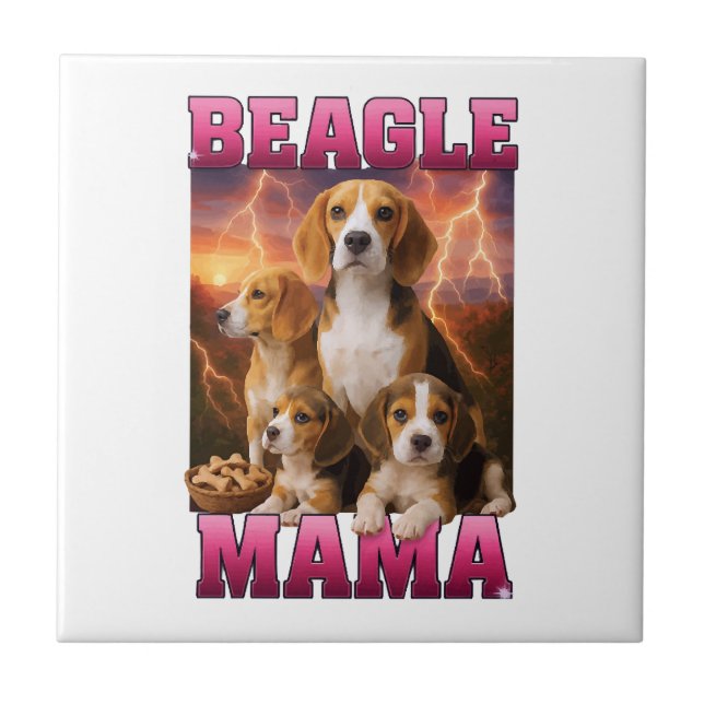 Azulejo Beagle  (Frente)