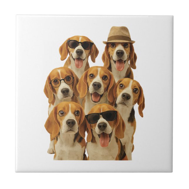 Azulejo Beagle (Frente)