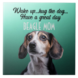 Azulejo Beagle Mom Ceramic Tile