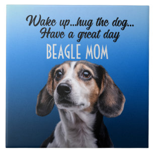 Azulejo Beagle Mom Ceramic Tile