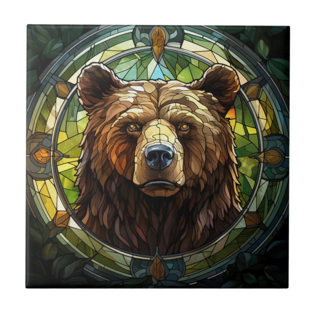 Azulejo Bear Tile Cerámico (Frente)