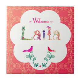 Azulejo Bebé agradable Laila:.