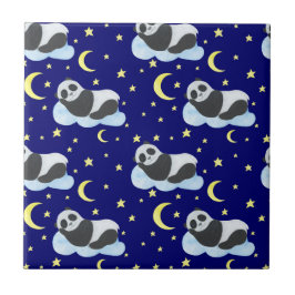 Azulejo Bebé durmiente Panda