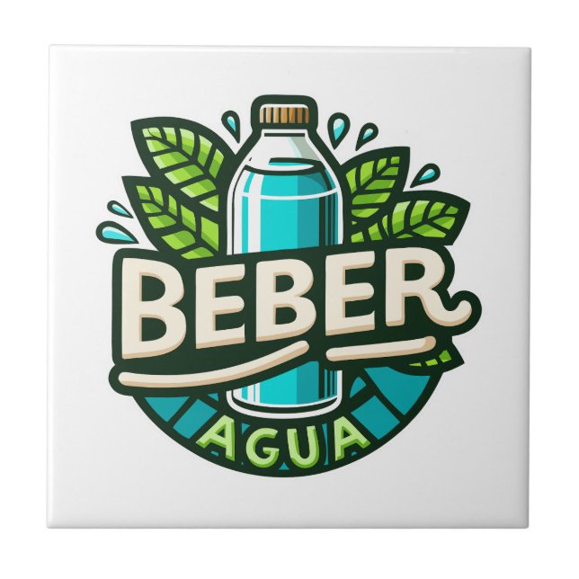 Azulejo Beber agua (Frente)