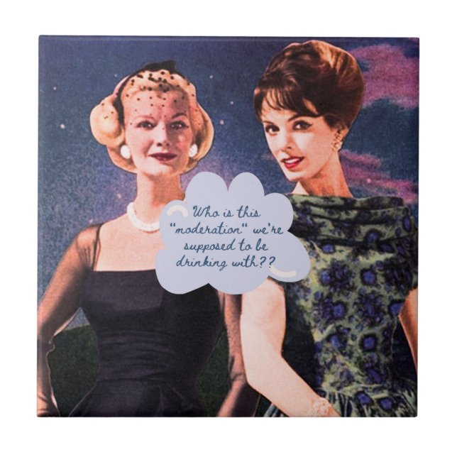 Azulejo Bebida divertida (Frente)