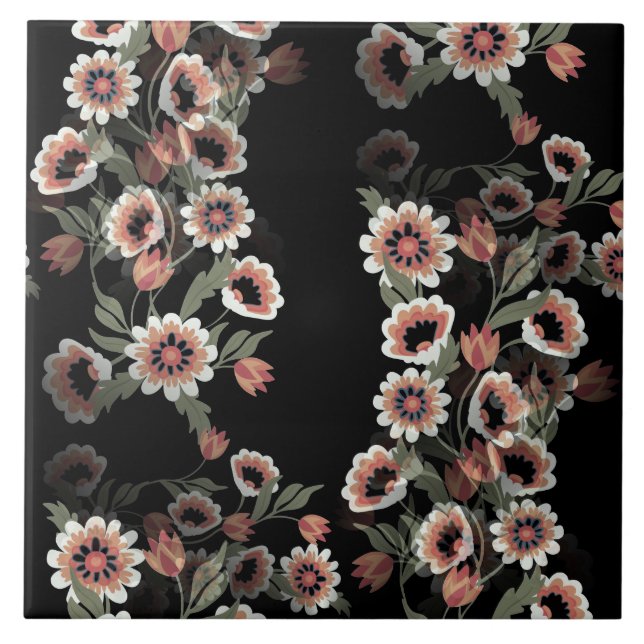 Azulejo Bebidas botánicas blandas y verdes de inspiración  (Frente)